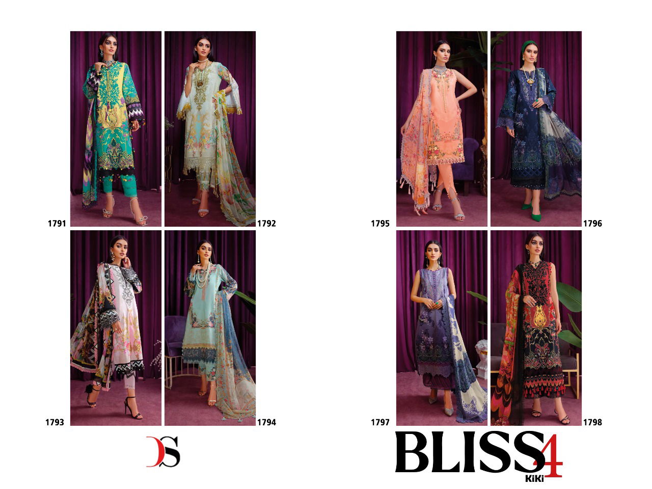 Deepsy Bliss 4 Kiki Pashmina Wholesale Salwar Suits Collection 